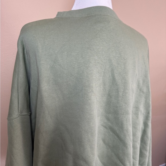 Nike Green Center Swoosh Sweater Size Large - Picture 6 of 8